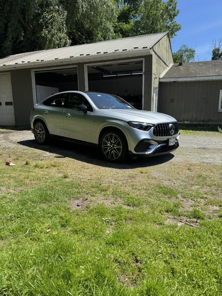 Mercedes-AMG GLC with a glossy ceramic coating
